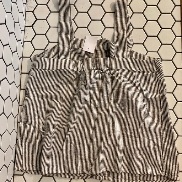 J. Crew Linen Blend Striped Tank - Picture 4 of 4